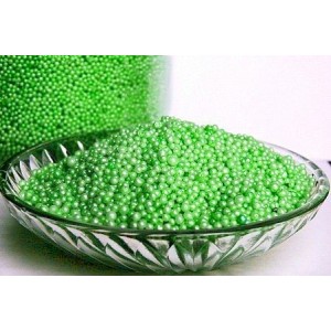 Жемчуг (бисер) для ванны светло-зелёный Аура счастья 1000 гр